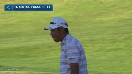 Hideki Matsuyama | Round 2 | 7th hole | Shot 4 | 2025 Farmers