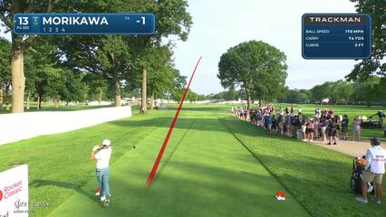 Collin Morikawa | Round 1 | 13th hole | Shot 1 | 2025 Rocket Classic