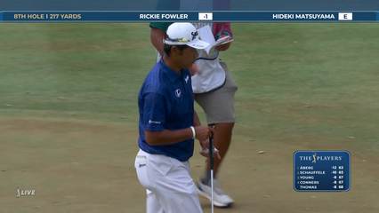 Hideki Matsuyama | Round 3 | 8th hole | Shot 4 | 2026 THE PLAYERS