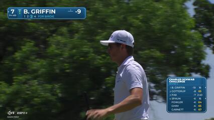 Ben Griffin | Round 2 | 7th hole | Shot 3 | 2025 Charles Schwab