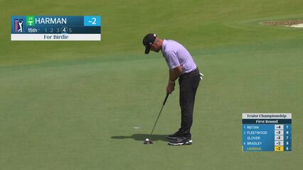 Brian Harman | Round 1 | 15th hole | Shot 4 | 2026 Truist Championship