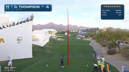 Davis Thompson | Round 2 | 17th hole | Shot 1 | 2025 WM Phoenix Open