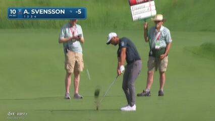 Adam Svensson | Round 1 | 10th hole | Shot 2 | 2025 3M Open
