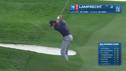 Christo Lamprecht | Round 1 | 18th hole | Shot 2 | 2026 WM Phoenix Open
