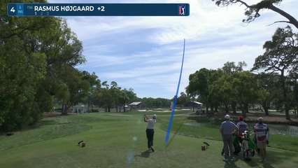 Rasmus Højgaard | Round 1 | 4th hole | Shot 1 | 2026 Valspar
