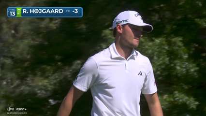 Rasmus Højgaard | Round 1 | 4th hole | Shot 4 | 2025 Sanderson Farms