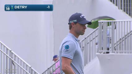 Thomas Detry | Round 1 | 18th hole | Shot 4 | 2025 Houston Open
