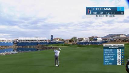 Charley Hoffman | Round 1 | 18th hole | Shot 2 | 2026 The American Express