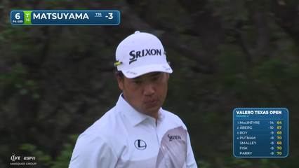 Hideki Matsuyama | Round 2 | 6th hole | Shot 4 | 2026 Valero