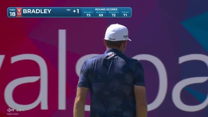Keegan Bradley | Round 4 | 18th hole | Shot 4 | 2026 Valspar
