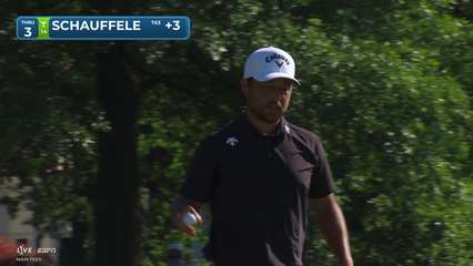 Xander Schauffele | Round 4 | 3rd hole | Shot 4 | 2026 Truist Championship