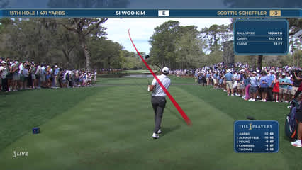 Scottie Scheffler | Round 3 | 15th hole | Shot 1 | 2026 THE PLAYERS