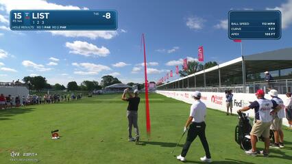 Luke List | Round 3 | 15th hole | Shot 1 | 2025 Rocket Classic