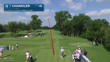 Will Chandler | Round 4 | 12th hole | Shot 1 | 2025 Charles Schwab