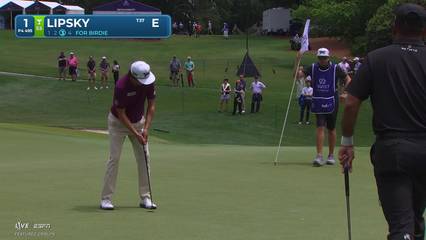 David Lipsky | Round 1 | 1st hole | Shot 3 | 2026 Truist Championship