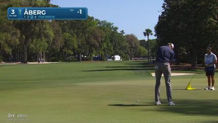 Ludvig Åberg | Round 3 | 3rd hole | Shot 4 | 2025 RBC Heritage