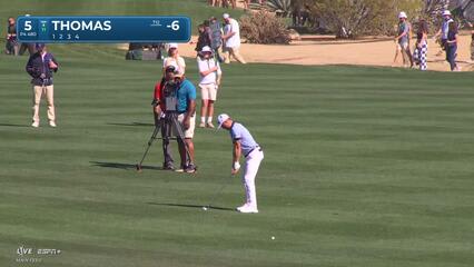 Justin Thomas | Round 2 | 5th hole | Shot 2 | 2025 WM Phoenix Open