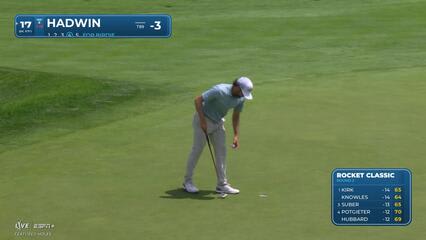 Adam Hadwin | Round 2 | 17th hole | Shot 4 | 2025 Rocket Classic