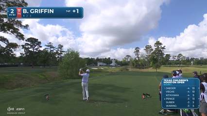 Ben Griffin | Round 1 | 2nd hole | Shot 1 | -1 Houston Open
