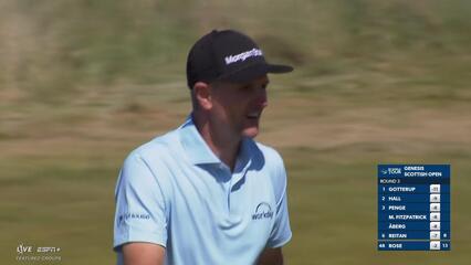 Justin Rose | Round 3 | 14th hole | Shot 3 | 2025 Genesis Scottish Open