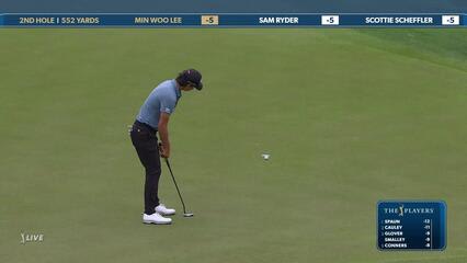 Min Woo Lee | Round 4 | 2nd hole | Shot 5 | 2025 THE PLAYERS