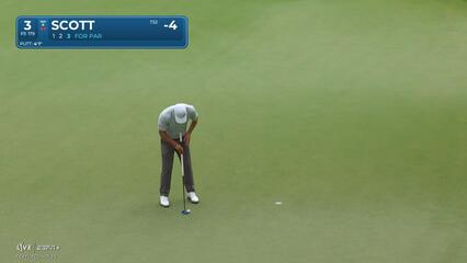 Adam Scott | Round 4 | 3rd hole | Shot 3 | 2025 Wyndham