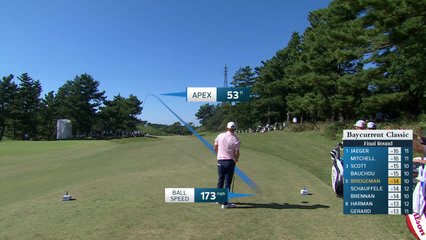 Jacob Bridgeman | Round 4 | 11th hole | Shot 1 | 2026 Baycurrent