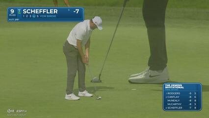 Scottie Scheffler | Round 4 | 9th hole | Shot 4 | 2025 Genesis