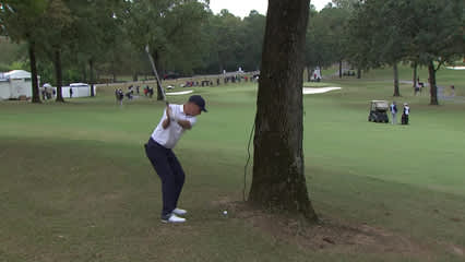 Steven Alker | Round 2 | 14th hole | Shot 2 | 2025 Simmons Bank Cham