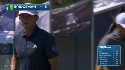 Jacob Bridgeman | Round 1 | 6th hole | Shot 4 | 2026 Valspar