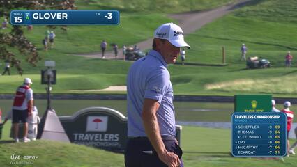 Lucas Glover | Round 2 | 15th hole | Shot 4 | 2025 Travelers
