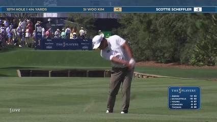 Si Woo Kim | Round 3 | 10th hole | Shot 2 | 2026 THE PLAYERS
