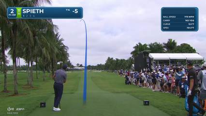 Jordan Spieth | Round 4 | 2nd hole | Shot 1 | 2026 Cadillac