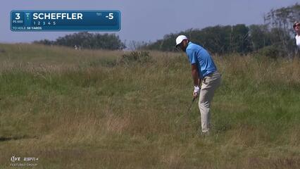 Scottie Scheffler | Round 3 | 3rd hole | Shot 3 | 2025 Genesis Scottish Open
