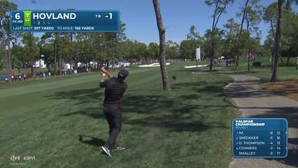 Viktor Hovland | Round 1 | 6th hole | Shot 2 | 2026 Valspar