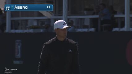 Ludvig Åberg | Round 1 | 17th hole | Shot 3 | 2025 Arnold Palmer