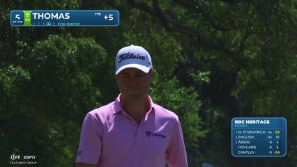 Justin Thomas | Round 2 | 5th hole | Shot 4 | 2026 RBC Heritage