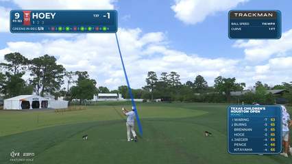 Rico Hoey | Round 1 | 9th hole | Shot 1 | 2026 Houston Open