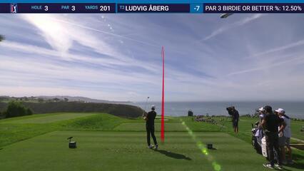 Ludvig Åberg | Round 4 | 3rd hole | Shot 1 | 2025 Genesis