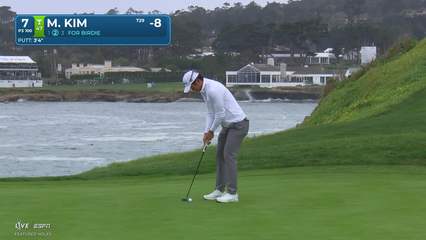 Michael Kim | Round 3 | 7th hole | Shot 2 | 2026 AT&T Pebble Beach