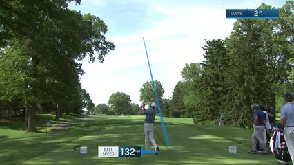 Steven Alker | Round 3 | 15th hole | Shot 1 | 2025 Kaulig Co. Championship