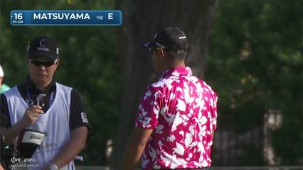 Hideki Matsuyama | Round 2 | 16th hole | Shot 2 | 2026 Sony Open