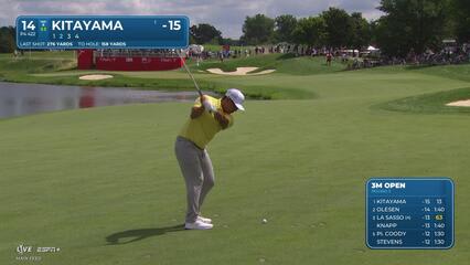 Kurt Kitayama | Round 3 | 14th hole | Shot 2 | 2025 3M Open