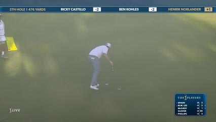 Henrik Norlander | Round 2 | 5th hole | Shot 5 | 2025 THE PLAYERS