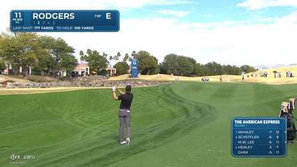 Patrick Rodgers | Round 1 | 11th hole | Shot 3 | 2026 The American Express