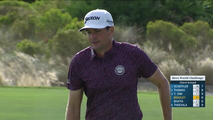 Keegan Bradley | Round 3 | 8th hole | Shot 3 | 2024 Hero World Challenge