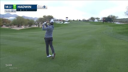 Adam Hadwin | 2023 WM Phoenix Open | Round 2 | 14th hole | Shot 2