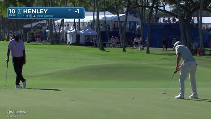 Russell Henley | Round 1 | 10th hole | Shot 3 | 2025 Sony Open