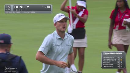 Russell Henley | Round 2 | 13th hole | Shot 2 | 2025 TOUR Championship