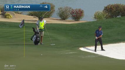 Brian Harman | Round 2 | 12th hole | Shot 2 | 2025 WM Phoenix Open